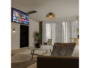 Supporto TV da soffitto con apertura Basculante Ral 9003 Bianco Opaco per TV fino a 42 PL - immagine 3